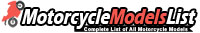 motorcycle models list official logo of the company